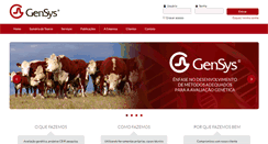 Desktop Screenshot of gensys.com.br