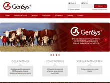 Tablet Screenshot of gensys.com.br