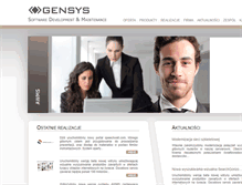 Tablet Screenshot of gensys.pl